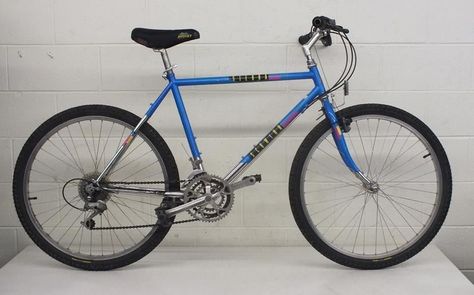 My first mountain bike. 1988 Schwinn Sierra. Before suspension forks. Sierra Mountains, Bicycle Design, Forks, Road Bike, Mountain Bike, Mountain Biking, Bicycle, Bike, Design