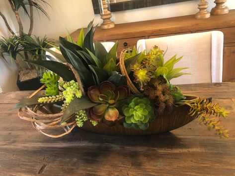 Modern Flower Arrangements, Autumn Decorating, Succulent Arrangements, Decorative Trays, Succulents Diy, Modern Flower, Large Bowl, Floral Designs, Silk Flowers