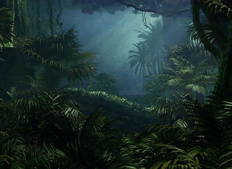 Aesthetic Wallpaper Greek Mythology, Camp Cretaceous Aesthetic, Jurassic Park Background, Jurassic Aesthetic, Creepy Jungle, Jurassic World Background, Jurassic Park Aesthetic, Dinosaur Landscape, Movie Shelf