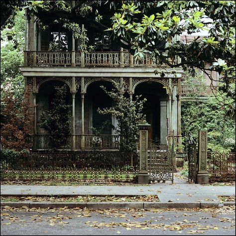 Photo by Jeff Lamb on flickr.com
new orleans architecture 1996

Armstrong-Dana
2805 Carondelet

19th century historic new orleans historic architecture, asymetrical side hall townhouse,
may, 1996
Carondelet near Washington, uptown/ lakeside
Marengo historic architectural district. New Orleans Architecture, Garden District, Abandoned House, Abandoned Mansions, Haunted Places, Abandoned Buildings, Boho Home, Old Buildings, Abandoned Houses