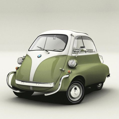 Bmw Isetta 300, Teknologi Futuristik, Bmw Isetta, Bmw Classic Cars, Microcar, Tiny Cars, Fiat 600, Porsche Classic, Bmw Classic