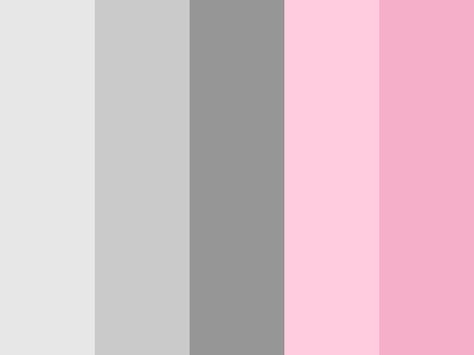 also love grey and pink! Grey Baby Nursery, Pink Girl Room, Trendy Baby Nursery, Bathroom Themes, Colour Painting, Pink Bedrooms, Shabby Chic Bathroom, Color Palette Pink