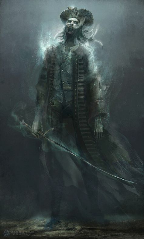 ArtStation - Concept Design, Aaron Sims Creative Dnd Pirates, Armando Salazar, Fantasy Pirate, Dead Men Tell No Tales, Dnd Inspiration, Sea Of Thieves, Pirate Art, Dungeons And Dragons Classes, Dnd Monsters