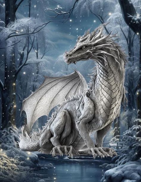 Forest Dragon, Dragon Artwork Fantasy, White Forest, Abs Training, Alphabet Fonts, White Dragon, Dragon Artwork, Dragon Drawing, Fantasy Dragon