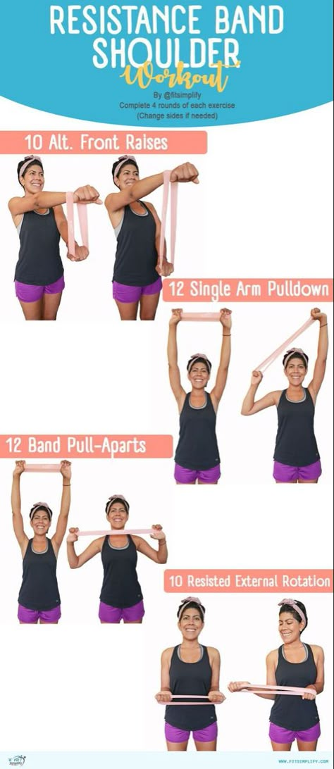 Workout Woman, Arm Workout With Bands, Power Walking, Band Exercises, Resistance Band Workout, Resistance Workout, Popular Workouts, Resistance Band Exercises, Stretch Band