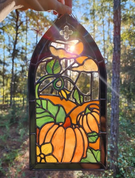 Window With A View, Gothic Window, Diy Stained Glass Window, Gothic Arch, Glass Painting Patterns, Gothic Windows, Glass Window Art, Antique Stain, Custom Stained Glass