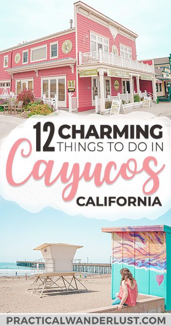 12 charming things to do in Cayucos, California, a quiet little beach town on California's Central Coast. Cayucos is of the best stops on any road trip down the Pacific Coast Highway! #travel #California #USATravel Cayucos California, California Bucket List, California Travel Guide, Travel California, Usa Travel Guide, Visit California, California Travel Road Trips, Pacific Coast Highway, Destination Voyage