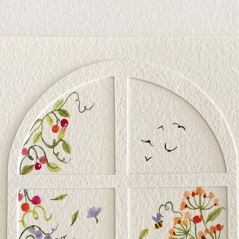 Shaz Serene on Instagram: ": Peace 🕊" Shaz Serene, Painted Fabric, Hand Painted Fabric, Watercolor Cards, Fabric Painting, Love Art, Bullet Journal, Hand Painted, Drawings