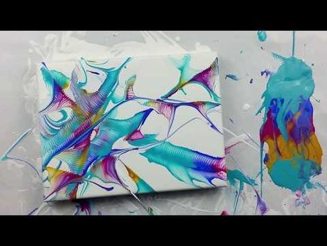 020 Pull Chain Painting - YouTube Pull Painting, Chain Painting, String Painting, Dandelion Painting, Paint Pours, Acrylic Paint Pouring, Acrylic Pouring Techniques, Pour Art, Acrylic Pouring Art