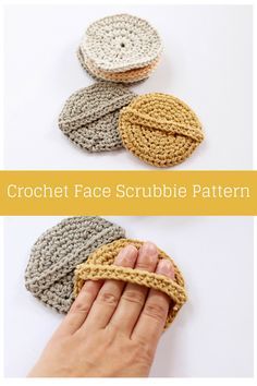 Crochet Face Scrubbies Pattern Free, Crochet Face Scrubbies, Scrubbies Crochet Pattern, Coasters Crochet, Crochet Scrubbies, Heart Kids, Face Scrubbies, Face Fashion, Crochet Faces