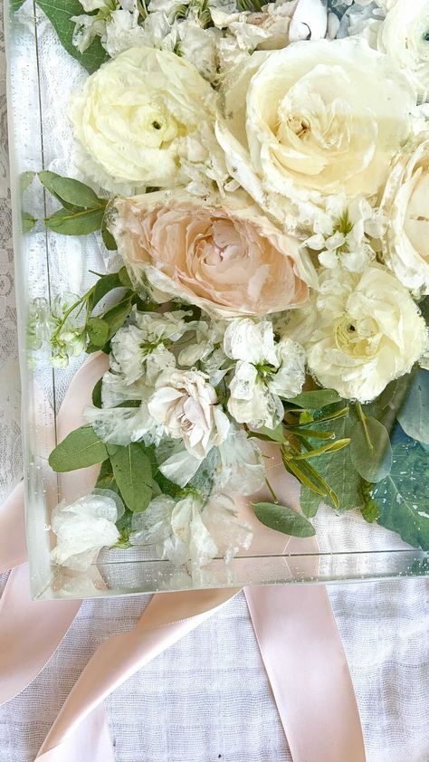 Ritt Momney • Put Your Records On Wedding Flower Preservation, Flower Tray, Flowers Resin, Flower Preservation, Bouquet Preservation, Memorial Flowers, Resin Tray, Special Flowers, Dry Flowers