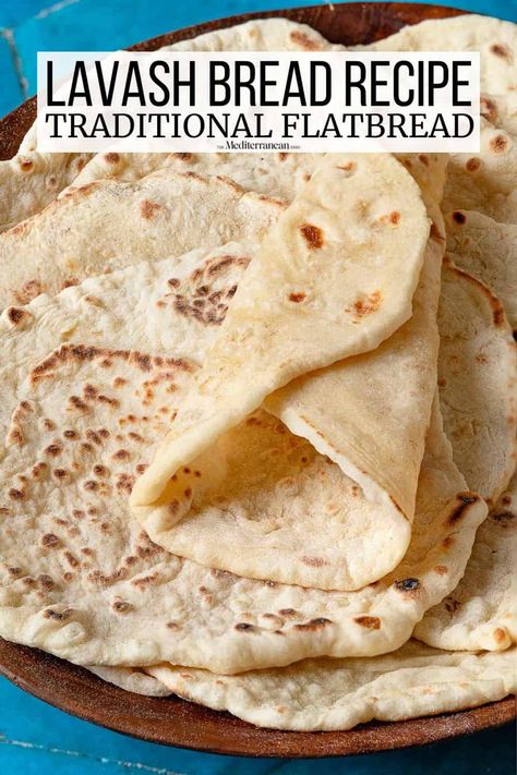 Lavash Flatbread Ideas, Laffa Bread Recipe, Lavosh Recipe Ideas, Lavash Bread Ideas Wrap, Lavish Bread Recipes, Homemade Lavash Bread, Lavash Bread Ideas, Lavosh Recipe, Lavash Recipe