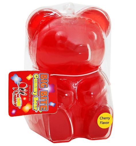 Big Bite Cherry Giant Gummy Bear Giant Gummy Bear, Haribo Candy, Gummy Sweets, American Candy, Bulk Candy Store, American Snacks, Gum Flavors, Gummy Worms, Cherry Candy