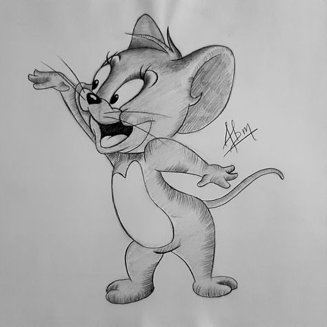 Tom And Jerry Drawing Pencil Sketch, Drawing Ideas Tom And Jerry, Tom And Jerry Pencil Drawing, Tom And Jerry Drawing Sketches, Tom And Jerry Drawing Pencil, Tom Jerry Drawing, Tom And Jerry Sketch, Jerry Sketch, Jerry Drawing