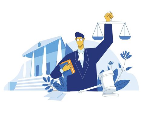 Diplomacy Illustration, Lawyer Illustration Art, Lawyer Illustration, Law Illustration, Education Illustration, Cartoon Photo, Book Illustration Art, Social Media Design Inspiration, Vector Art Illustration