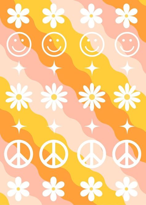 Groovy Background Wallpapers, Groovy Background, Hippie Birthday Party, Vintage Backgrounds, Business Aesthetic, Hippie Birthday, 70s Party, Wallpapers Phone, Wallpaper Girly