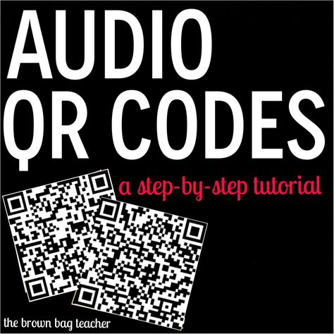 Hey, friends! I am here to share with you all about how to create and use Audio QR Codes. Last year, Katie King taught me how to make and use traditional QR Codes (with text) attached. You can read that intro tutorial and an -AR freebie I made here.  Times are a changing, and with... Teacher Ipad, Make Qr Code, Makers Space, Qr Code Activities, Listening Center, Teacher Tech, Picture Tutorial, 21st Century Learning, Teaching Technology