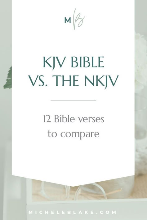 Things that are different are not the same! And once you find one mistake in your Bible version, how can you trust the rest? Here are 12 King James Bible verses to compare to the modern variations: KJV vs. NASB, KJV vs. ESV, KJV vs. NIV, and yes, even KJV vs. NKJV. Kjv Vs Nkjv, Scripture Verses Kjv, Studying Bible, Sunday Bible Verse, Nkjv Bible, Bible Tips, Bible Verse For Moms, Bible Verse List, Start Studying