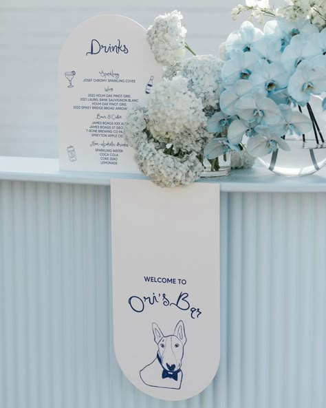 Dog Involved In Wedding, Unique Wedding Signage, Bar Lounge Decor, Merida Wedding, Olive Palette, Cocktail Bar Ideas, Dream Garden Wedding, Wedding Cocktail Bar, Romantic Garden Party