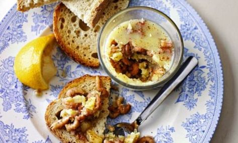 Unbeatable: Potted shrimp Top Chefs Recipes, Aga Recipes, Ale Pie, Potted Shrimp, Steak And Ale, British Food, Top Chef, Seafood Dishes, Seafood Recipes