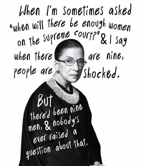 Motivation Pictures, Photoshoot Idea, Ruth Bader Ginsburg, Feminist Quotes, A Quote, Inspirational Women, The Words, Strong Women, Inspire Me