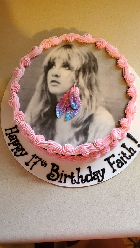 Strawberry cake made by Sugar Chic Bakery in Ringgold, GA Stevie Nicks Birthday Cake, Stevie Nicks Birthday, Pretty Birthday Cakes, Strawberry Cake, Fleetwood Mac, Stevie Nicks, Birthday Cakes, How To Make Cake, Birthday Cake