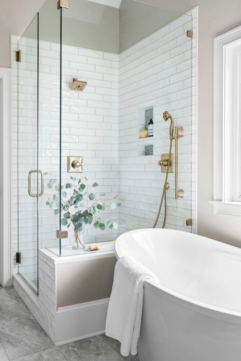 Small Master Bath, Master Bath Renovation, Master Bath Shower, Bath Renovation, Master Shower, Transitional Bathroom, Master Bath Remodel, Bathroom Remodel Designs, Bathroom Remodel Shower