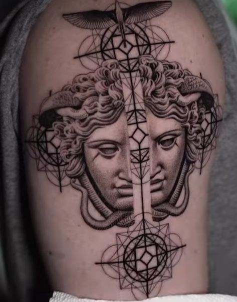 Daniel Silva Tattoo Designs, Daniel Silva Tattoo, Surrealism Tattoos, Infinite Intelligence, Daniel Silva, Real Tattoo, Lenny Kravitz, Figurative Sculpture, Black And Grey Tattoos