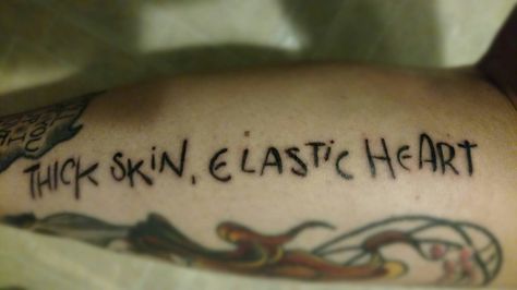 Sia. Elastic heart Elastic Heart Tattoo, Sia Tattoo, Elastic Heart Sia, Sia Tattoos, Alive Tattoo, Elastic Heart, Thick Skin, Heart Tattoo, Cute Tattoos