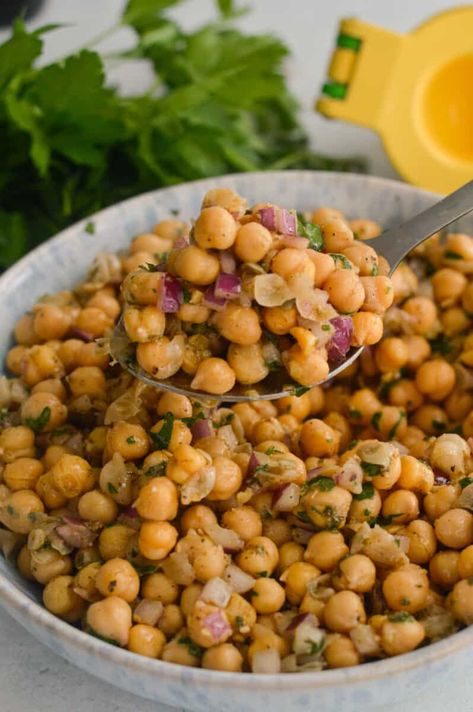 Greek Marinated Chickpeas Chick Pea Recipes Healthy Easy, Mexican Chickpeas, Week Of Meal Prep, Cooking Chickpeas, Best Vegetarian Protein, Recipes Chickpeas, Marinated Chickpeas, Chic Peas, Chickpea Patties