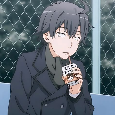 Hachiman Hikigaya Pfp, Hikigaya Hachiman Icon, Oregairu Hachiman, Intp Characters, Hachiman Hikigaya, Hikigaya Hachiman, Romance Anime, Steins Gate, Anime Boy Hair