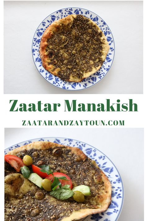 Manaeesh Recipe, Manousheh Recipe, Manoushe Zaatar, Lebanese Zaatar Recipe, Lebanese Manakish, Zaatar Manakish, Lebanese Hummus Recipe, Manakeesh Recipe, Zaatar Recipe