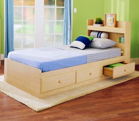 10+ Multi-functional Bed With Storage For Your Bedroom Ikea Storage Bed, Ikea Kids Bed, Twin Bed With Drawers, Modern Kids Beds, Twin Storage Bed, Bed Designs With Storage, Kids Bed Design, Kids Beds With Storage, Beds For Small Rooms