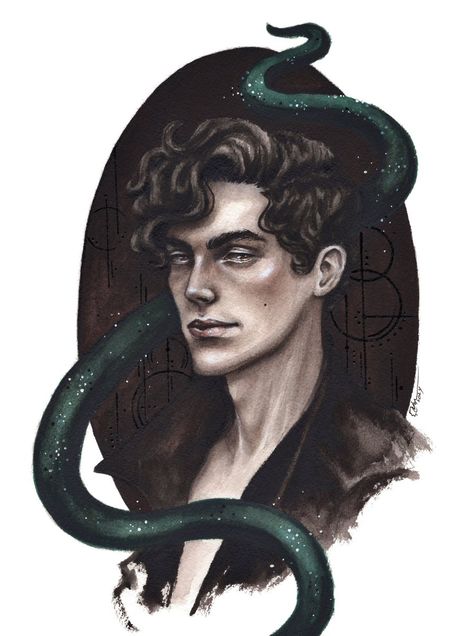 Karina Giada on X: "Here is a more accessible version! #tomriddle #voldemort #HarryPotter #fanart #commission https://t.co/OZT4WBsSgM" / X Heir Of Slytherin Aesthetic, Slytherin Locket Drawing, Slytherin Boys Fanart, Slytherin Painting, Heir Of Slytherin, Distorted Mirror, Harrypotter Fanart, Thomas Wayne, Slytherin Boys