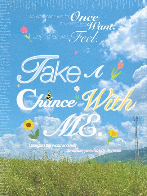 niki take a chance with me poster design Niki Zefanya Poster, Take A Chance With Me Niki, Niki Lyrics Quotes, Niki Zefanya Lyrics, Niki Zefanya Wallpaper, Take A Chance With Me, Niki Zefanya, Just Friends Quotes, Me Poster