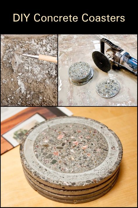 These lovely DIY concrete coasters might look elegant and expensive, but they’re easy to make and don’t require much of an investment. Check out this article for step-by-step instructions now! Cement Coasters Diy, Concrete Coasters, Coaster Crafts, Diy Concrete, Diy Coasters, Customizable Gifts, Best Diy, Garden Tips, Concrete Diy