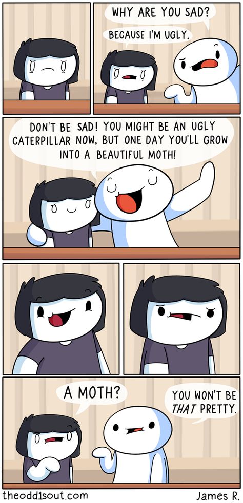 Theodd1sout :: You Might be Ugly now... | Tapas - image 1 Odd1sout Comic, Odd Ones Out Comics, The Odd 1s Out, Theodd1sout Comics, 4 Panel Life, Jaiden Animations, The Odd Ones Out, Desain Quilling, Online Comics