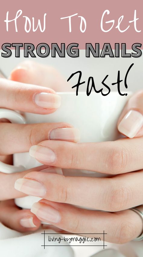 Take Off Acrylic Nails, Hard Nails, French Manicure Nails, Nail Care Tips, How To Grow Nails, Nail Strengthener, Hair Skin Nails, Strong Nails, Nail Health