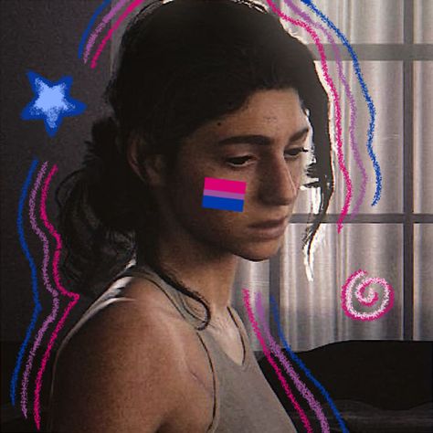 Tlou Dina Icon, Ellie Williams Lesbian Flag Icon, Dina Tlou2 Icon, Dina Tlou Fanart, Dina Tlou Pfp, Ellie The Last Of Us Pfp, Ellie And Dina Matching Icons, Tlou Matching Pfp, Bisexual Pfp Icons