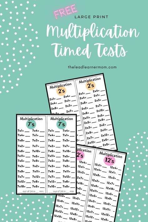 Multiplication Quiz Printable, Multiplication Facts Worksheets 1-12, Multiplication Speed Drills Printable, Minute Multiplication Worksheets, Timed Multiplication Worksheets, Multiplication Timed Tests Free, Multiplication Mastery Tracker, I Have Who Has Multiplication Free, Multiplication Test Printable