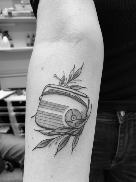 Vintage Radio Tattoo, Radio Tattoo, Vintage Radio, Tattoos