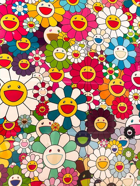 takashi murakami art palms casino resort las vegas nevada Smile Flower Wallpaper, Takashi Murakami Flower Wallpaper, Takashi Murakami Wallpaper, Takashi Murakami Prints, Takashi Murakami Art, Las Vegas Club, Murakami Art, Takashi Murakami Flower, Smiling Flower