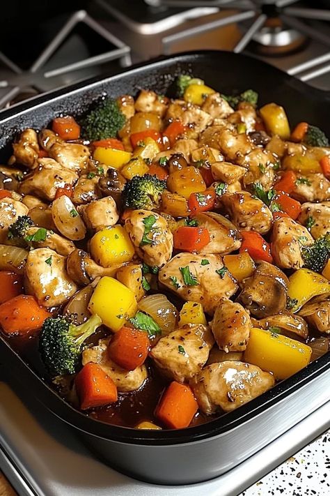 This Teriyaki Chicken & Veggies One-Pan Meal is the ultimate quick and delicious dinner solution! With tender chicken, vibrant veggies, and a savory-sweet teriyaki glaze, you’ll love how easy it is to make and clean up afterward. Save this quick and easy recipe for busy days #OnePanMeal #TeriyakiChicken #EasyDinner #HealthyRecipes #QuickMeals #SheetPanDinners #WeeknightDinner #ChickenRecipes #DinnerInspo #MealPrepIdeas Teriyaki Chicken & Veggies One Pan Meal, Sheet Pan Dinners Chicken Breast, Teriyaki Chicken Sheet Pan Dinner, Healthy Dinner Recipes Videos, Teriyaki Chicken And Vegetables, Sheet Pan Teriyaki Chicken, Easy Chicken Breast Dinner, Healthy Teriyaki Chicken, Chicken And Veggie Recipes