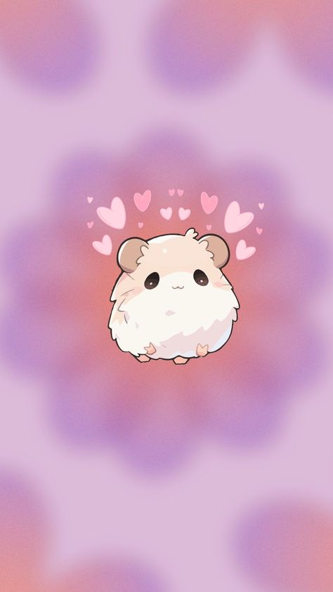 Chibi Hamester Wallpaper Hamster Aesthetic Wallpaper, Hamster Wallpaper Aesthetic, Cute Hamster Wallpaper, Chibi Hamster, Cute Hamster Drawing, Hamster Wallpaper, Tablet Wallpapers, Pinky Girls, Most Beautiful Wallpaper