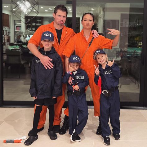 Vanessa Lachey (@vanessalachey) • Instagram photos and videos Ncis Costume, Kid Halloween Costumes, Vanessa Lachey, Kid Halloween, Hoda Kotb, Celebrity Families, Wearing All Black, Orange You Glad, Meghan Trainor