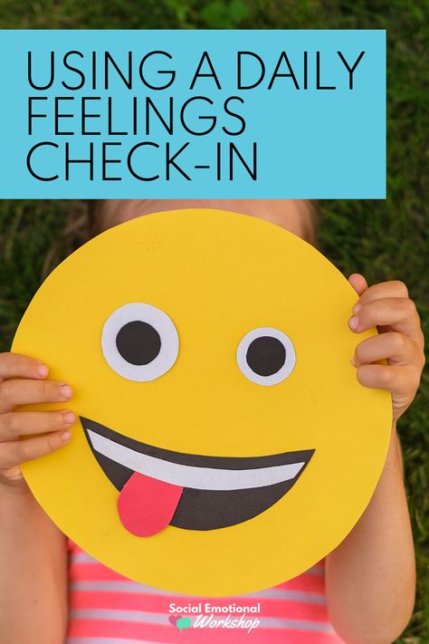 Using a daily feelings check-in to build self awareness and relationships. 10 simple activities you can add to your classroom routine or counseling sessions with elementary students. Classroom Feelings Check In, Feelings Check In Classroom, Classroom Routines, Self Awareness, Social Emotional, Counseling, Elementary Schools, Feelings