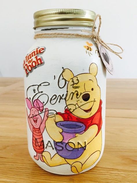 Memories Jar, Memory Jar Graduation, Graduation High School, Memory Jars, Pooh Nursery, Winnie The Pooh Nursery, Memory Jar, Graduation Party Centerpieces, Senior Quotes