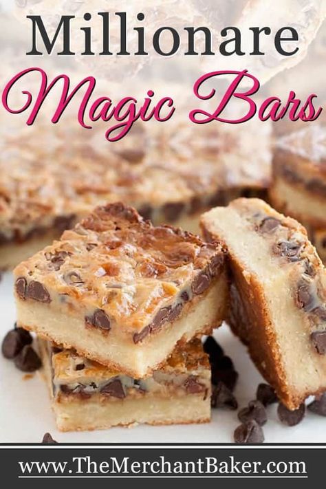 Peanut Butter Shortbread, Shortbread Squares, Magic Bars Recipe, Butter Shortbread, Magic Cookie Bars, Magic Bars, Shortbread Bars, Dessert Bar Recipe, Cookie Brownie Bars