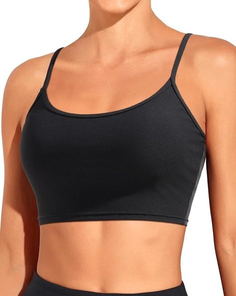 Amazon.com: Holipick Black Women Bikini Crop Top Ribbed Swimsuit Sport Bra Swim Top Modest Bathing Suit Tank Top No Bottom XL : Clothing, Shoes & Jewelry Black Sports Top With Built-in Bra, Black Racerback Swimwear With Built-in Bra, Sports Black Tank Top With Built-in Bra, Black Sports Bra With Strappy Back And Built-in Bra, Sports Bra Swim Top, Swimsuit Sport, Ribbed Swimsuit, Black Compressive Crop Top Sports Bra, Modest Bathing Suit