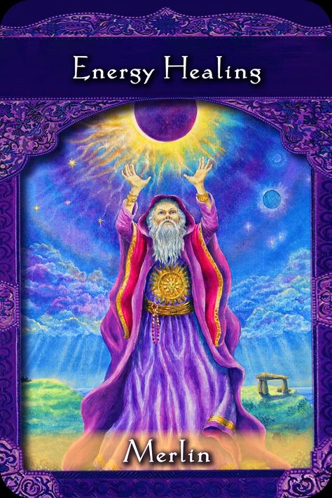 Merlin ~ Energy Healing Ascended Masters Oracle Cards, Angel Tarot Cards, Tarot Magic, Native American Wisdom, Angel Tarot, Angel Oracle Cards, Vision Quest, Oracle Card Reading, Oracle Reading